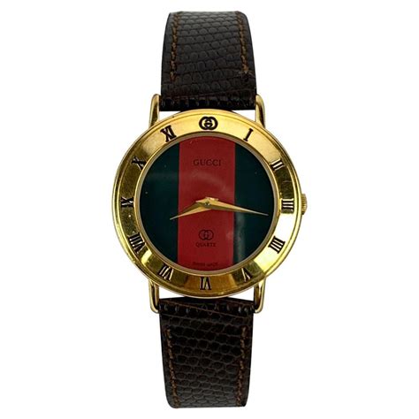 vintage gucci watch leather strap.